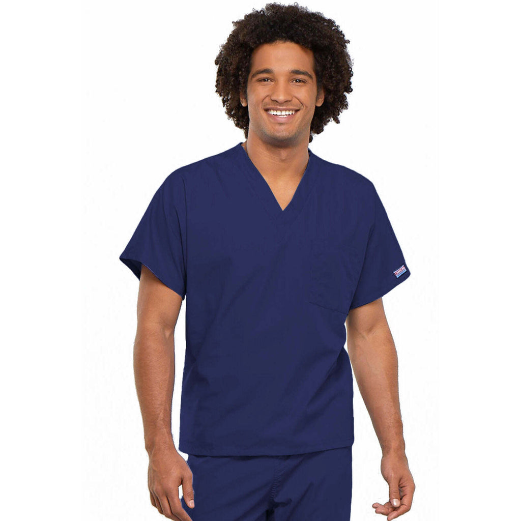 Cherokee Workwear Originals Unisex 1-Pocket V-Neck Top